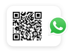 imagem qr code e icone whatsapp
